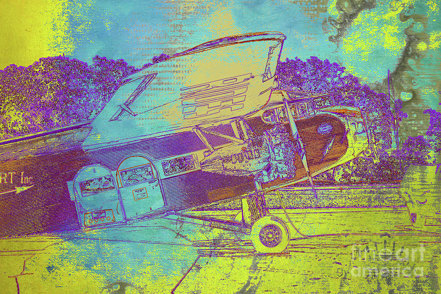 Ford Tri Motor 45 Digital Art by Chris Taggart
