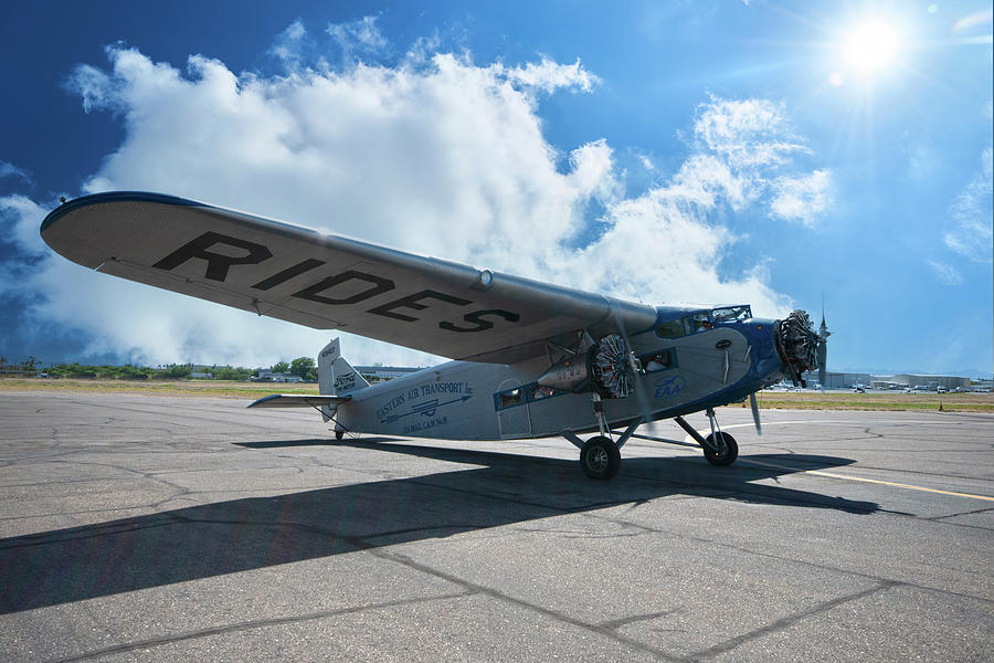 Vintage Photograph - Ford Tri Motor by Chris Smith