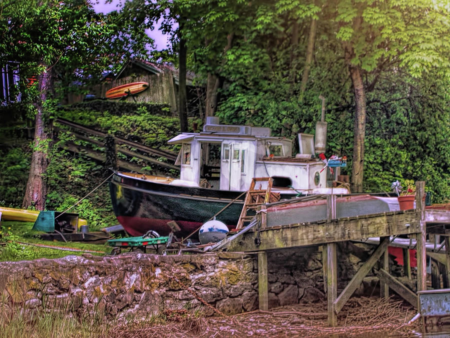 Fords Tugboat Photograph by Cordia Murphy