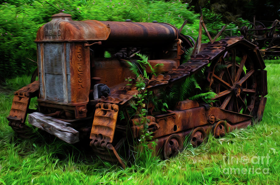 Fordson Tractor Photograph by Bob Christopher