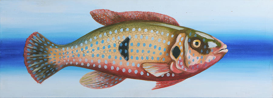 Trout Painting by Britta Burmehl