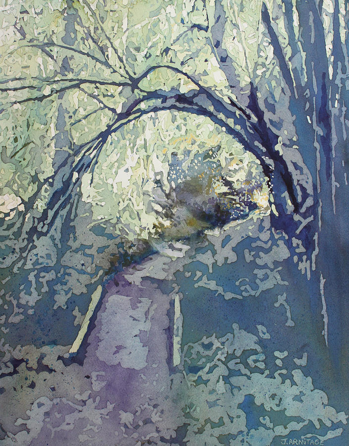 Forest Archway Painting by Jenny Armitage