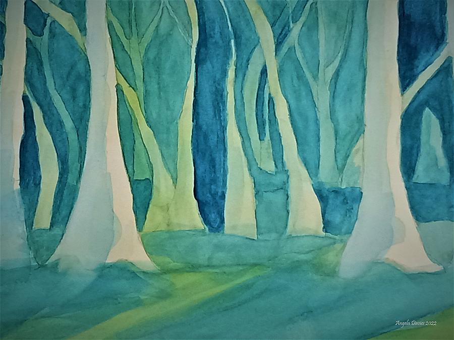 Forest Bathing Painting by Angela Davies