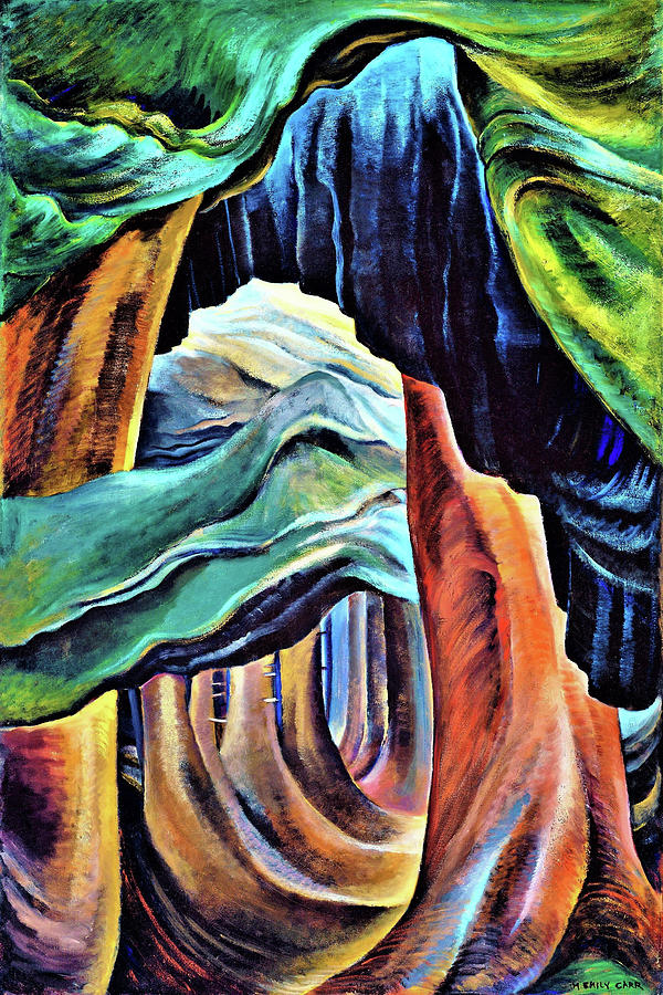 Forest, British Columbia - Digital Remastered Edition Painting by Emily Carr