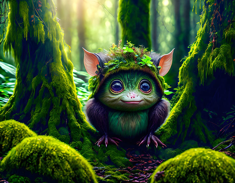 Forest Creature Digital Art By Beata Starukiewicz - Fine Art America