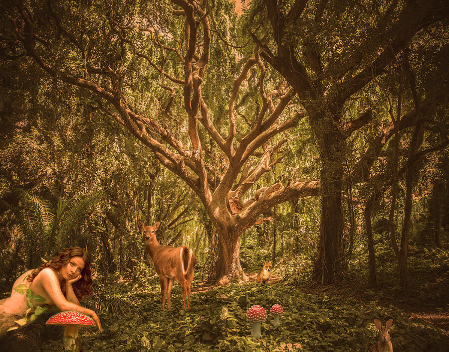 Forest Creatures Digital Art by Deborah Ritch
