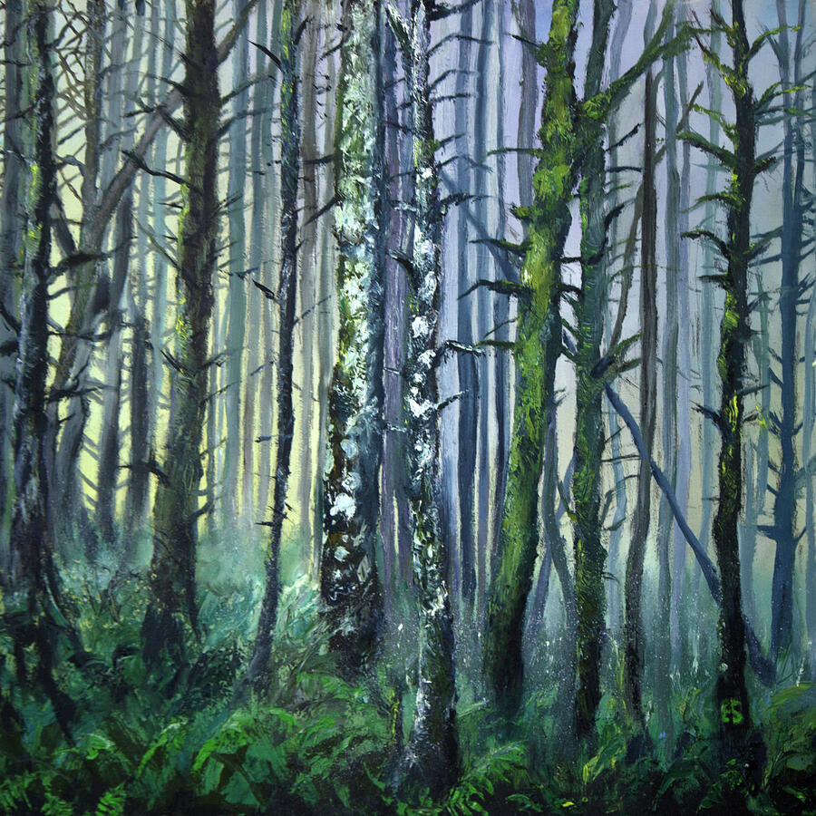 Forest Dreams Painting by Evelyn Snyder