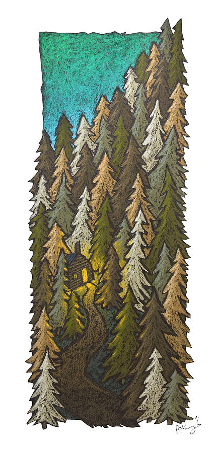 Forest Dweller Pastel by Patrick Kochanasz