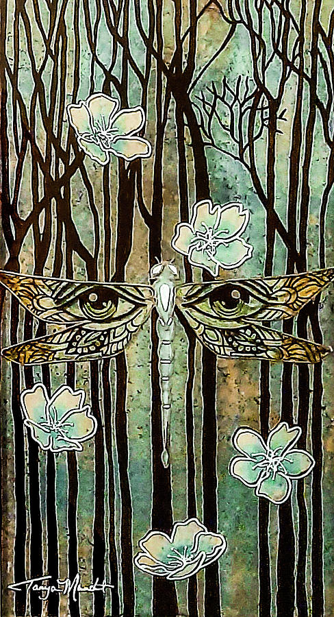 Forest eyes Painting by Tanya Mundt - Pixels