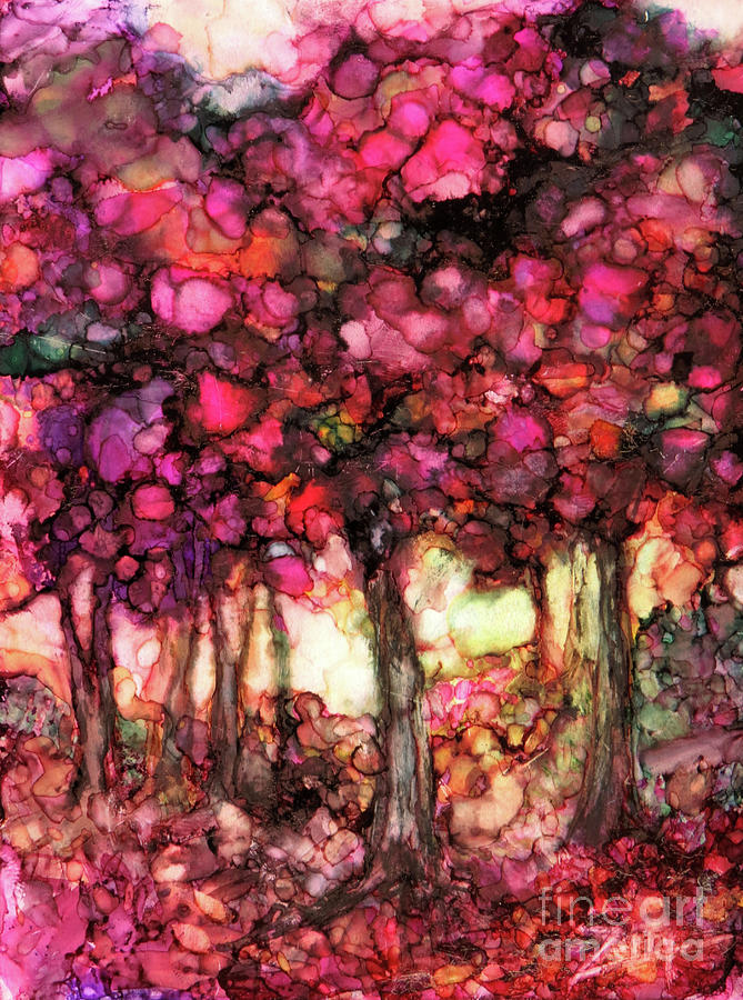 Forest Fantasy Painting by Zan Savage