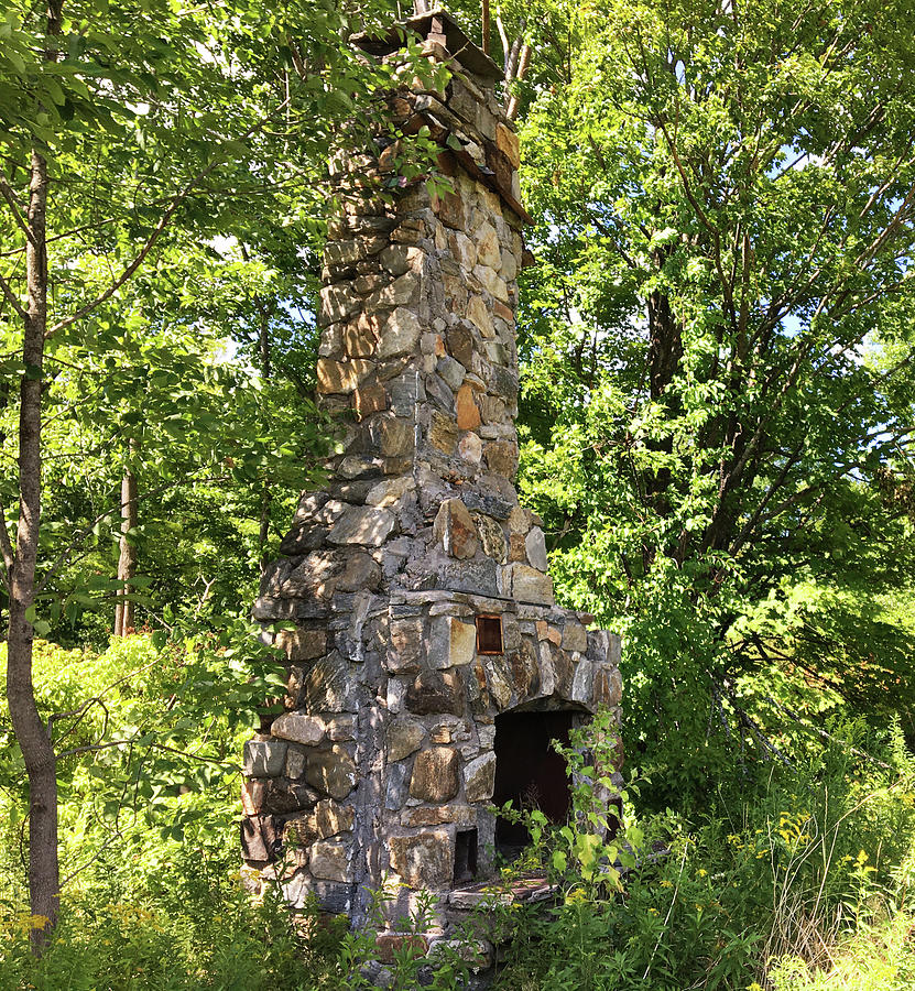 Forest Fireplace Photograph by Walter Stankiewicz | Fine Art America