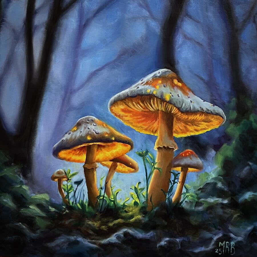 Forest Floor Painting by Michael Boehl Forest Floor Painting by Michael Boehl