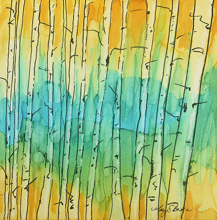 Forest for the Trees 4 Painting by Mary Benke