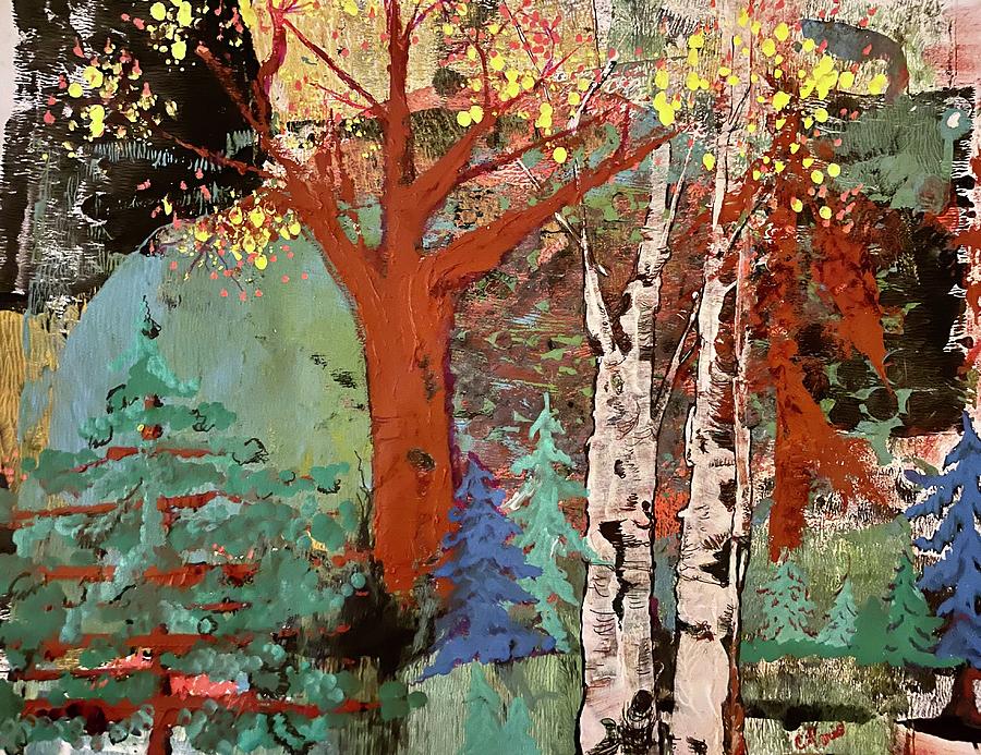 Forest for the Trees Painting by Christine Paris