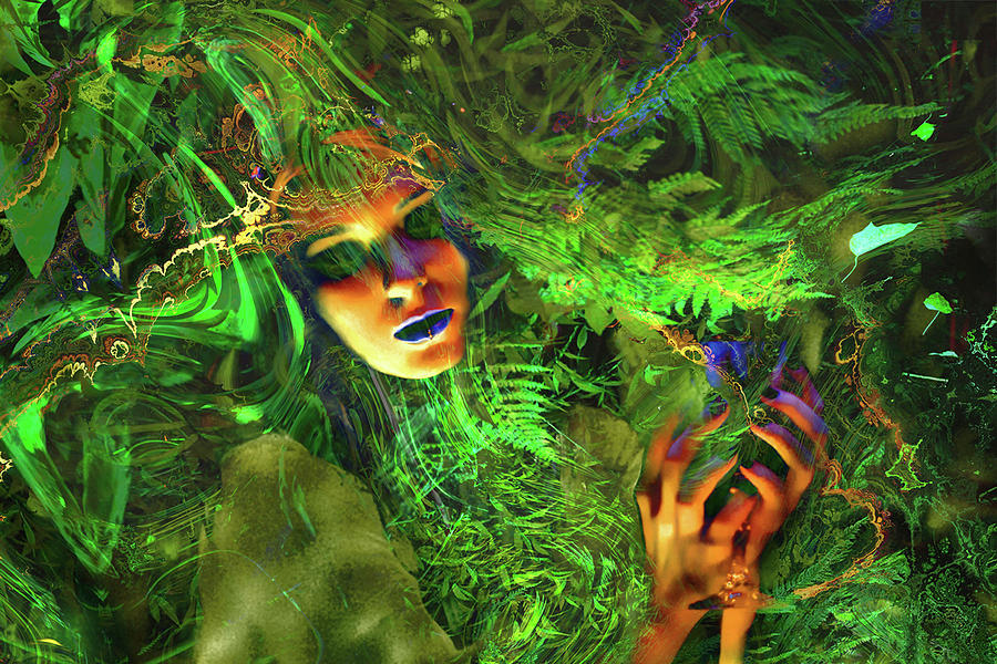 Nature Digital Art - Forest Goddess 9 by Lisa Yount