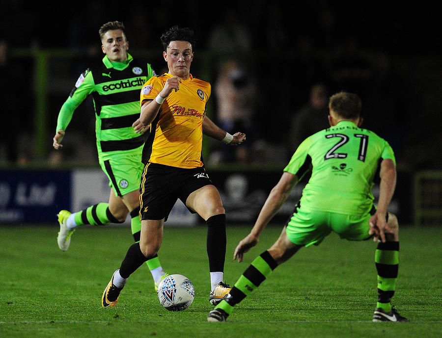 Forest Green Rovers v Newport County - Checkatrade Trophy Photograph by Kevin Barnes - CameraSport