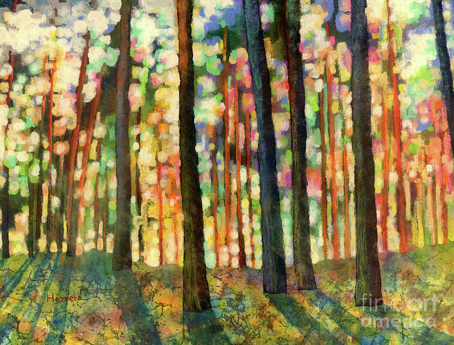 Forest Light - Sunset Painting