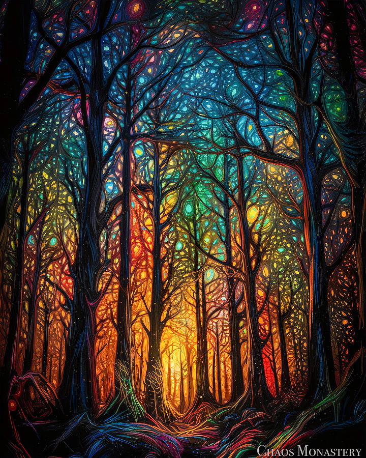 Forest Madness Digital Art by Chaos Monastery - Fine Art America