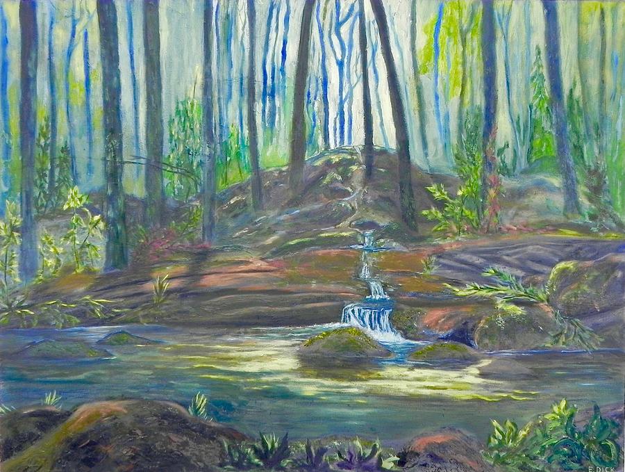 Forest Magic Painting by Erika Dick