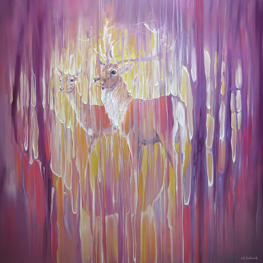 Forest Monarchs Painting by Gill Bustamante