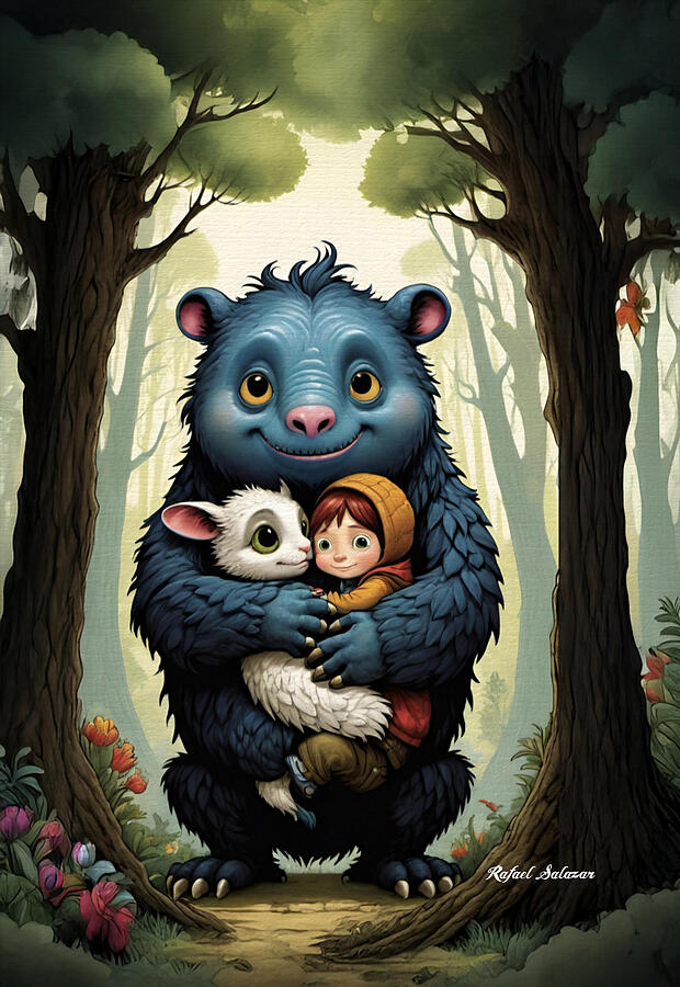 Forest of Gentle Giants Digital Art by Rafael Salazar Forest of Gentle Giants Digital Art by Rafael Salazar
