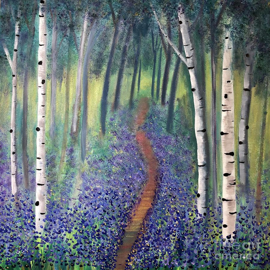 Forest of Hope Painting by Stacey Zimmerman