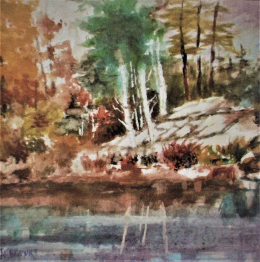 Forest Reflections Painting by Al Brown