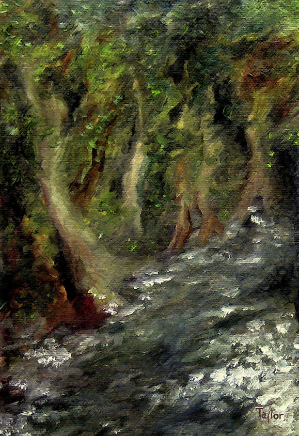 Forest River Painting by FT McKinstry