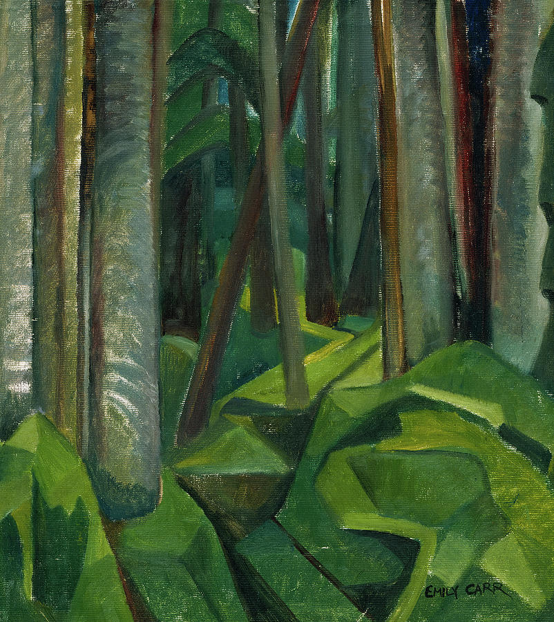Tree Painting - Forest Scene, 1932 by Emily Carr