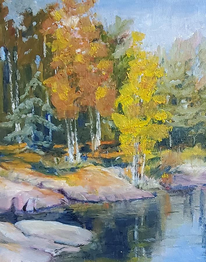 Forest Painting by Sheila Romard