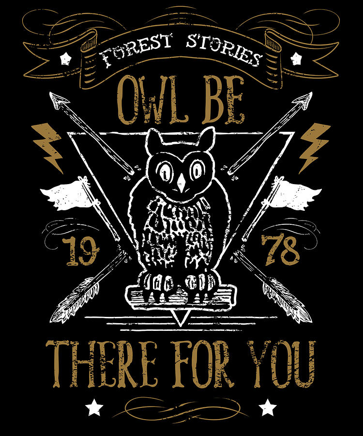 Owl Digital Art - Forest Stories Owl Be There For You by Jacob Zelazny