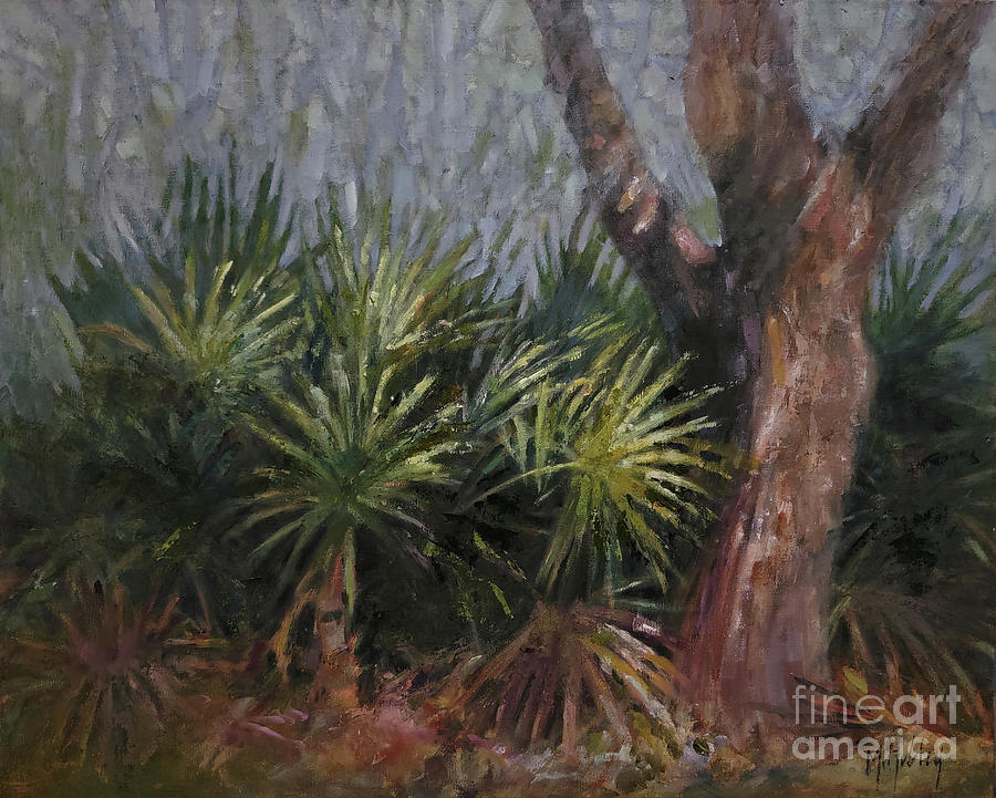 Forest Tango Painting by Mary Hubley