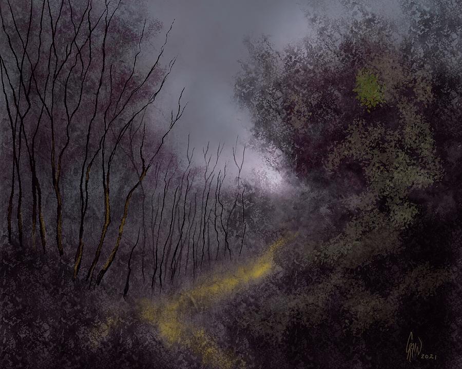 Forest Trail Digital Art by Steve Crain - Fine Art America