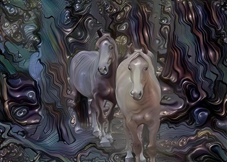 Forest Trails 3 Digital Art by Listen To Your Horse