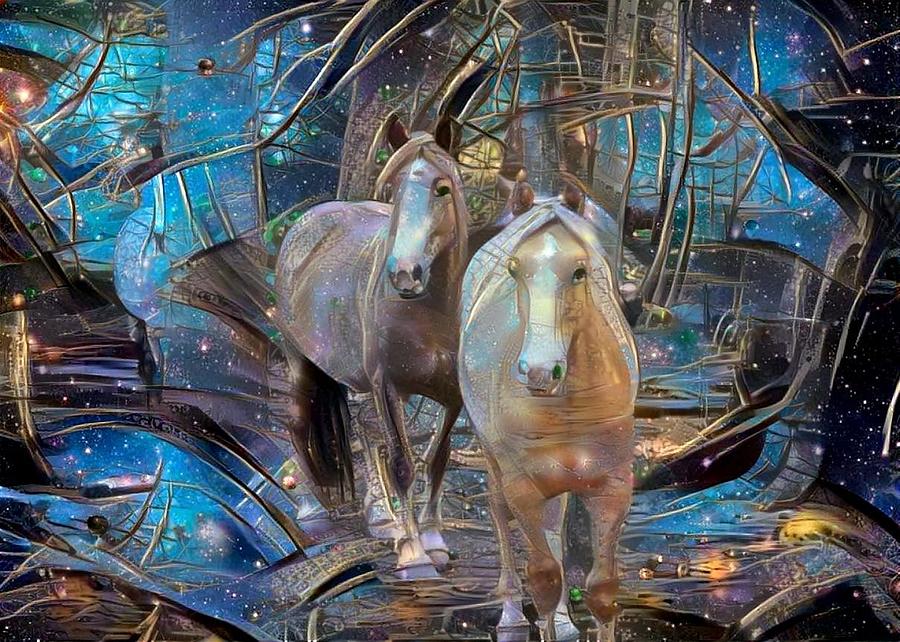 Forest Trails 1 Digital Art by Listen To Your Horse