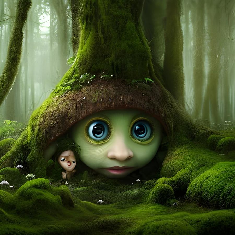 Forest troll Digital Art by Beata Starukiewicz - Fine Art America