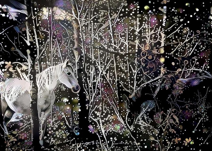 Forest Tryst 2 Digital Art by Listen To Your Horse