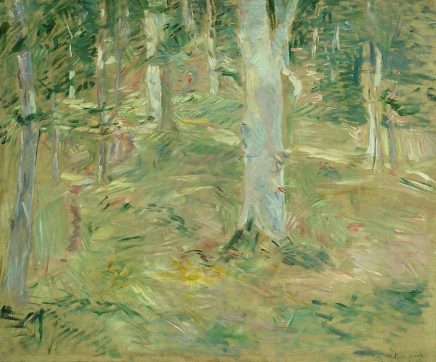 Foret de Compiegne Painting by Berthe Morisot