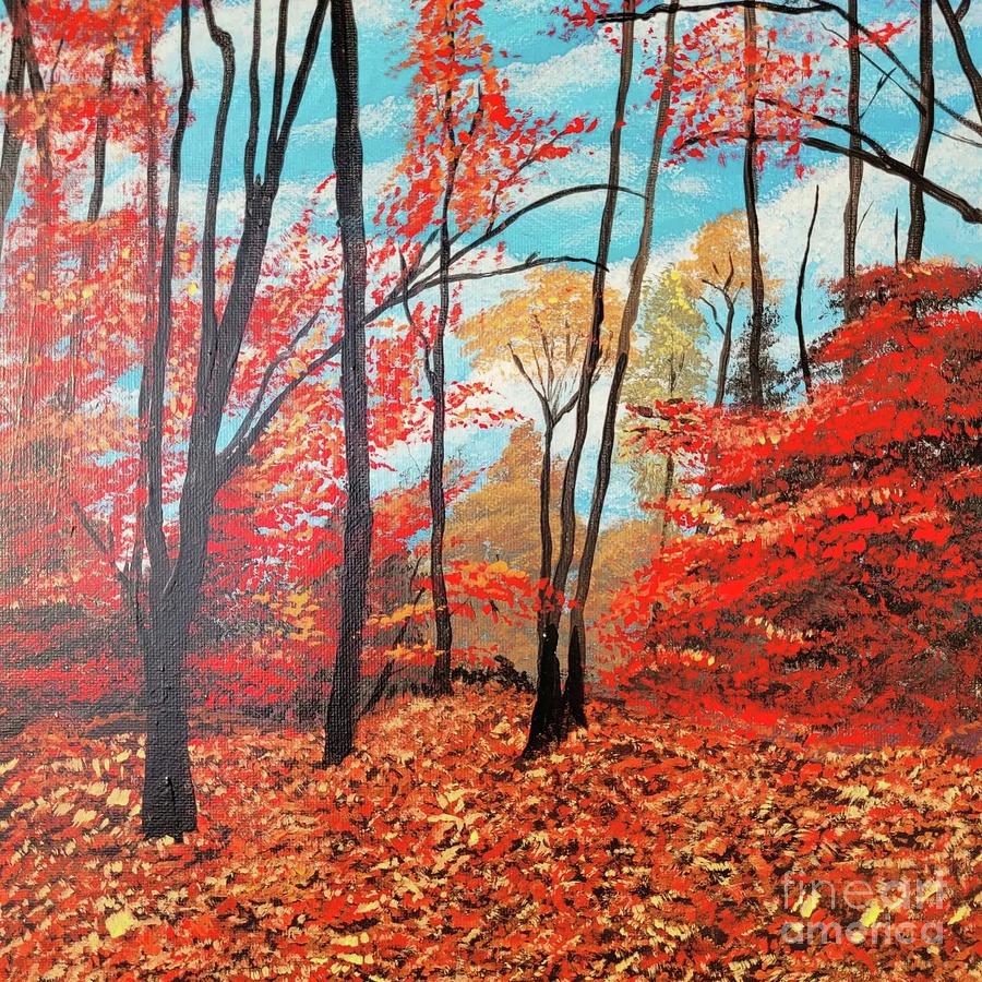 Forever Fall Painting by Sara Poling - Fine Art America