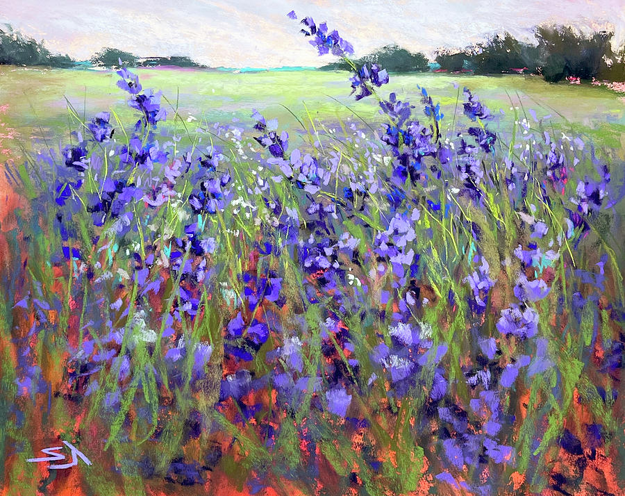 Lavender Painting - Forever Lavender by Susan Jenkins