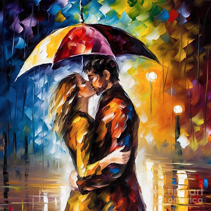 Impressionism Painting - Forever Love 3 by Mark Ashkenazi