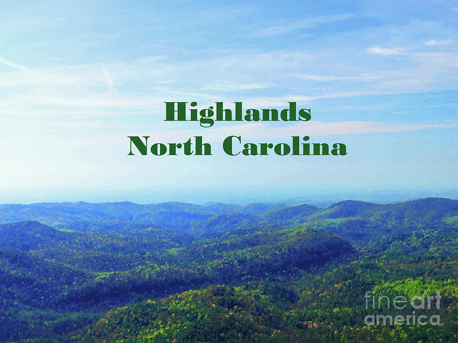 Forever View Highlands North Carolina Mixed Media by Sharon Williams Eng
