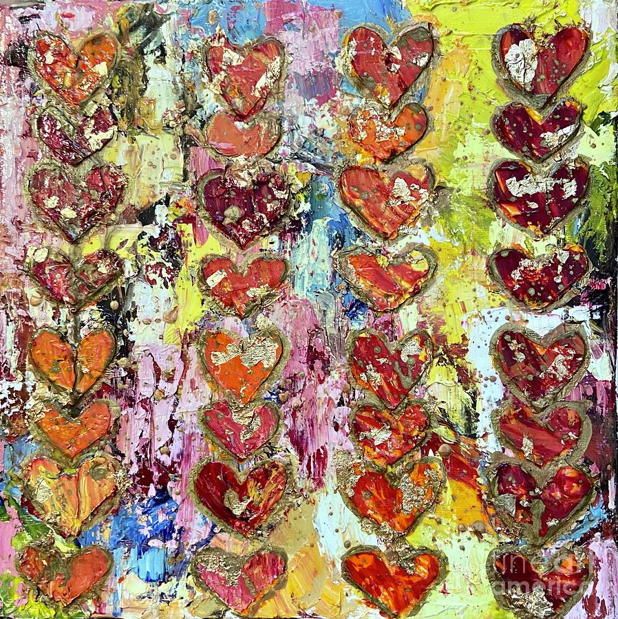 I Love You More #1 Painting by Sherry Harradence