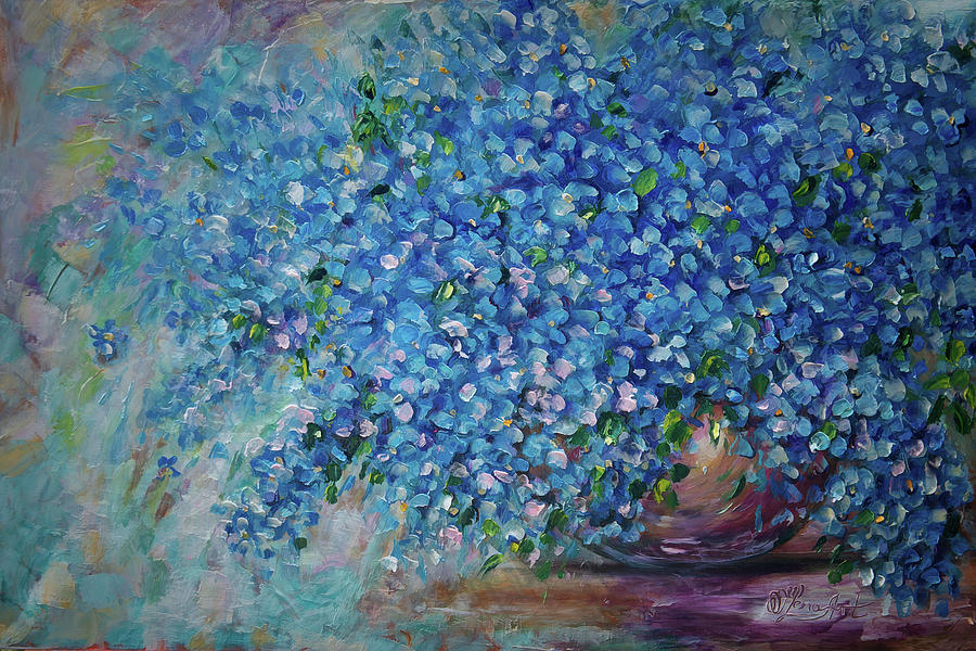 Forget-Me-Not by OLena Art - Lena Owens Forget-Me-Not by OLena Art - Lena Owens