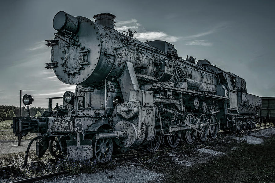 Forgotten steam train Photograph by Jaroslaw Blaminsky