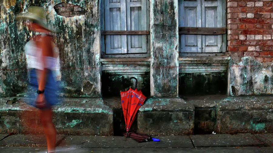 Forgotten umbrella Photograph by Robert Bociaga
