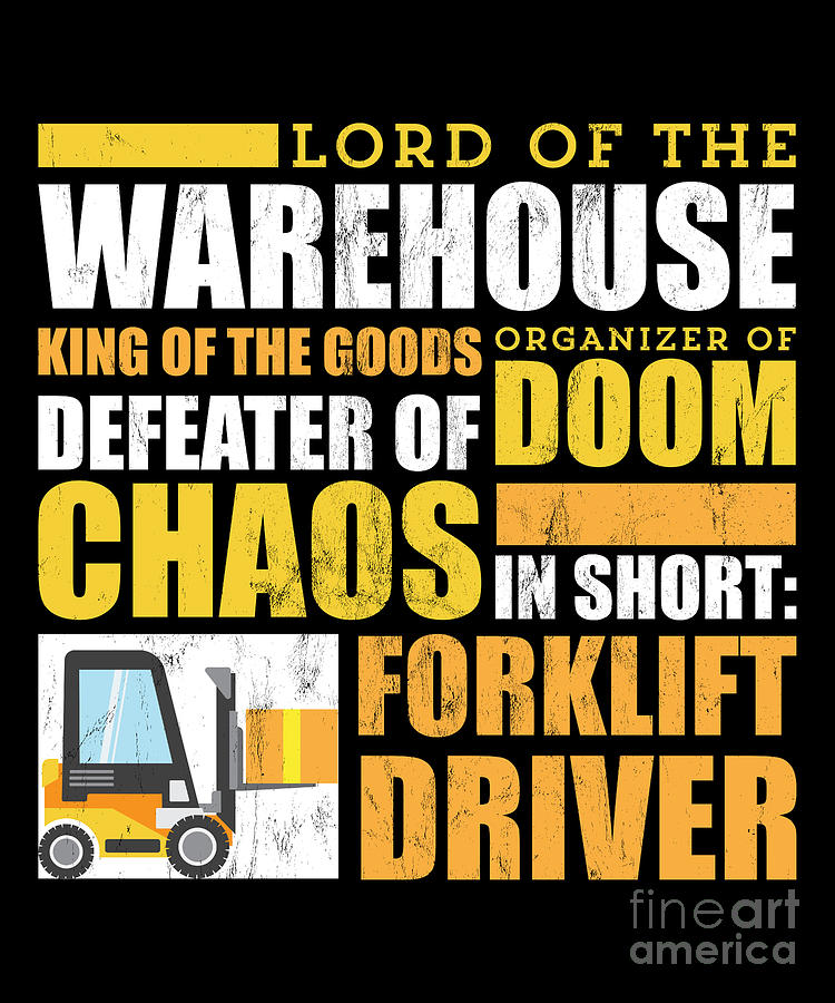 Multicolor Warehouse Staff Forklift Driver Funny Forklift Driver Not A Magician Industrial Truck Throw Pillow 18x18 