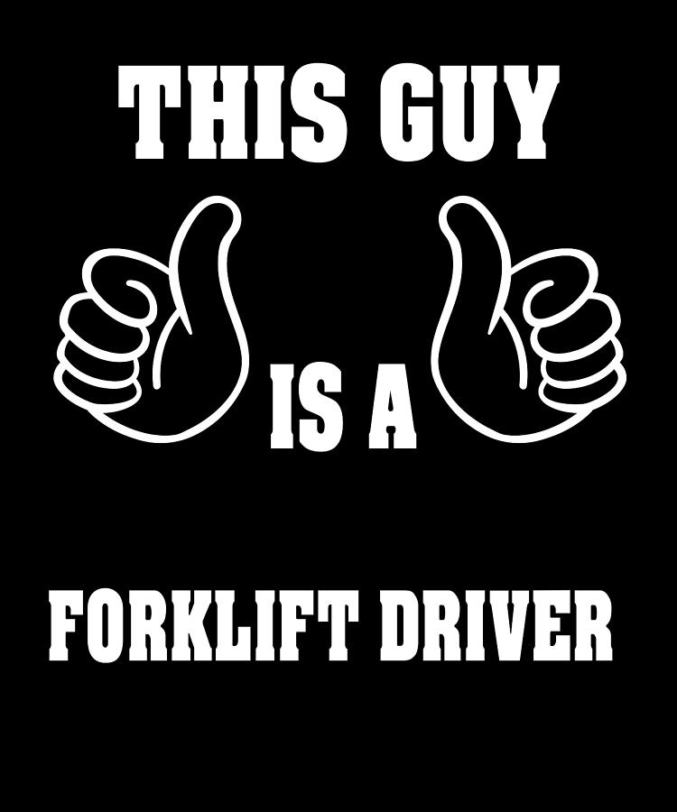 Forklift Driver Digital Art by Zorindesigns - Fine Art America