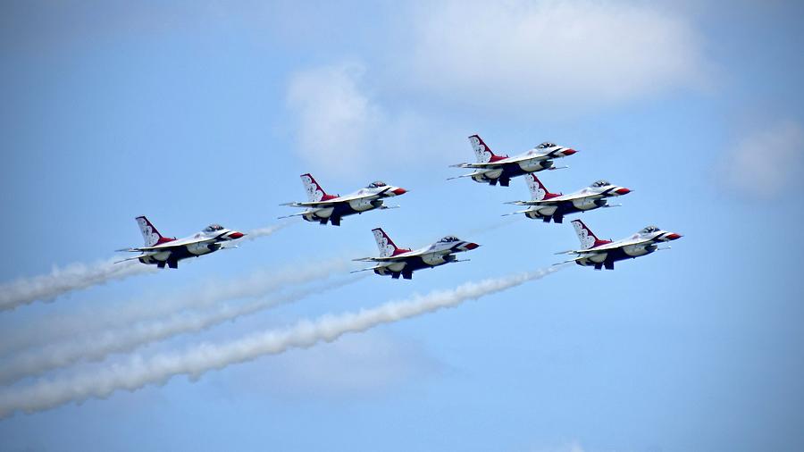 Formation Flying Photograph by Carol Bradley - Pixels