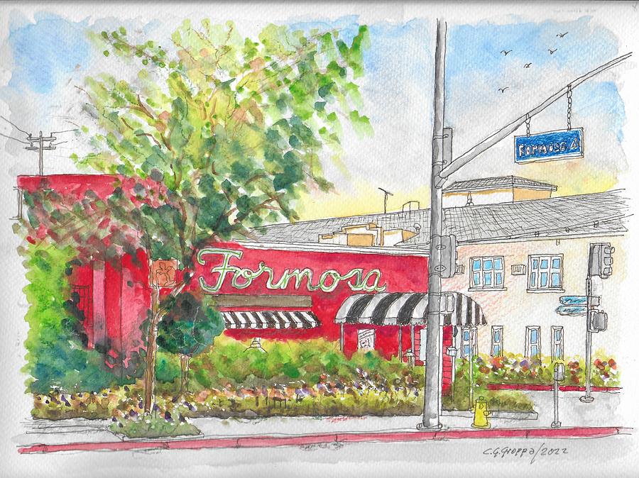Formosa Cafe In Santa Monica Blvd., Hollywood, California Painting
